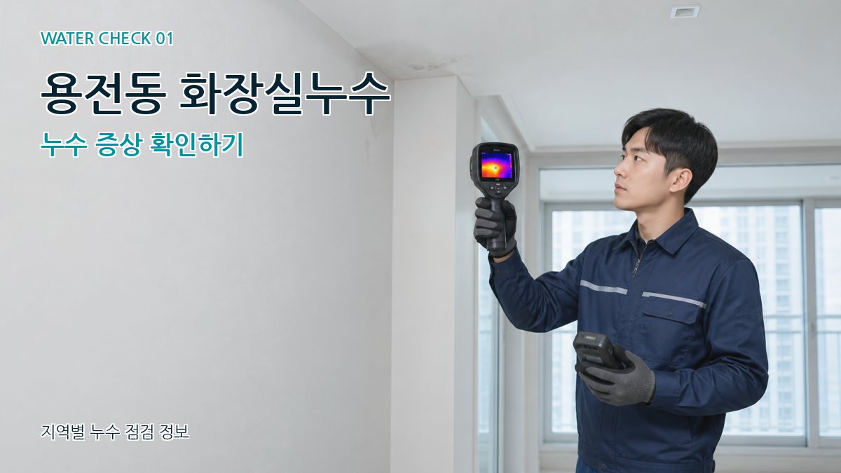용전동 아파트누수 누수탐지 이미지
