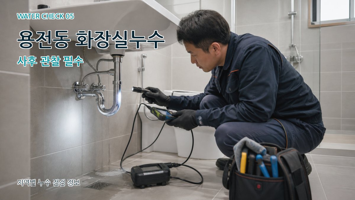 용전동 누수공사 누수탐지 이미지