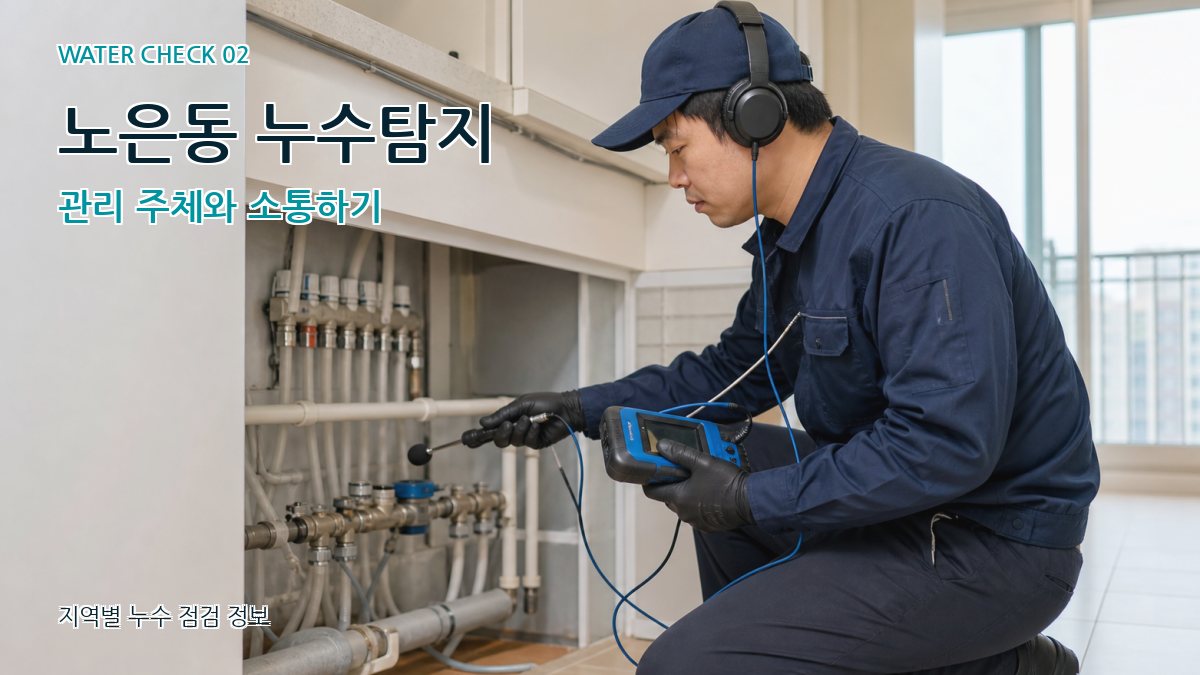 노은동 화장실누수 누수탐지 이미지