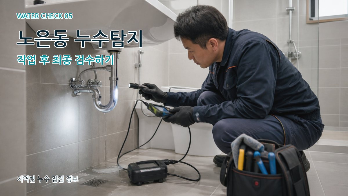 노은동 누수공사 누수탐지 이미지