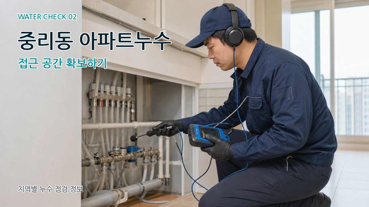 중리동 화장실누수 누수탐지 이미지
