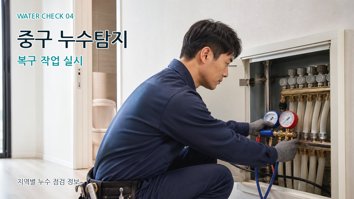 중구 누수탐지 누수탐지 이미지