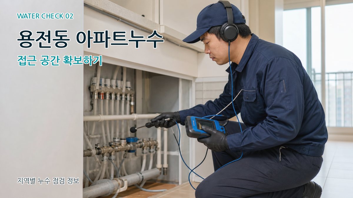 용전동 화장실누수 누수탐지 이미지