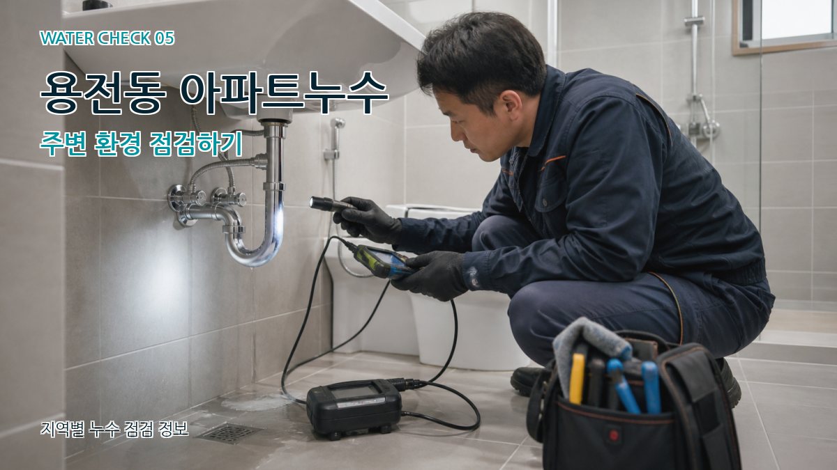 용전동 누수공사 누수탐지 이미지