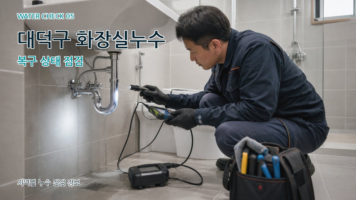 대덕구 화장실누수 복구 상태 점검