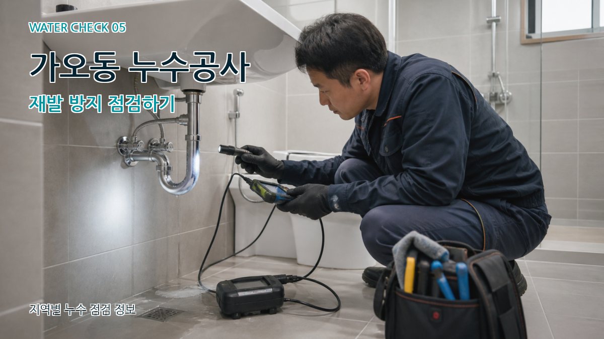 가오동 누수공사 누수탐지 이미지