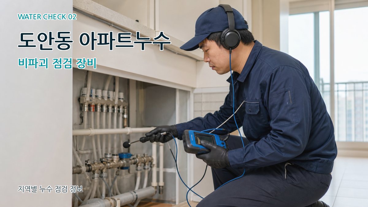 도안동 화장실누수 누수탐지 이미지