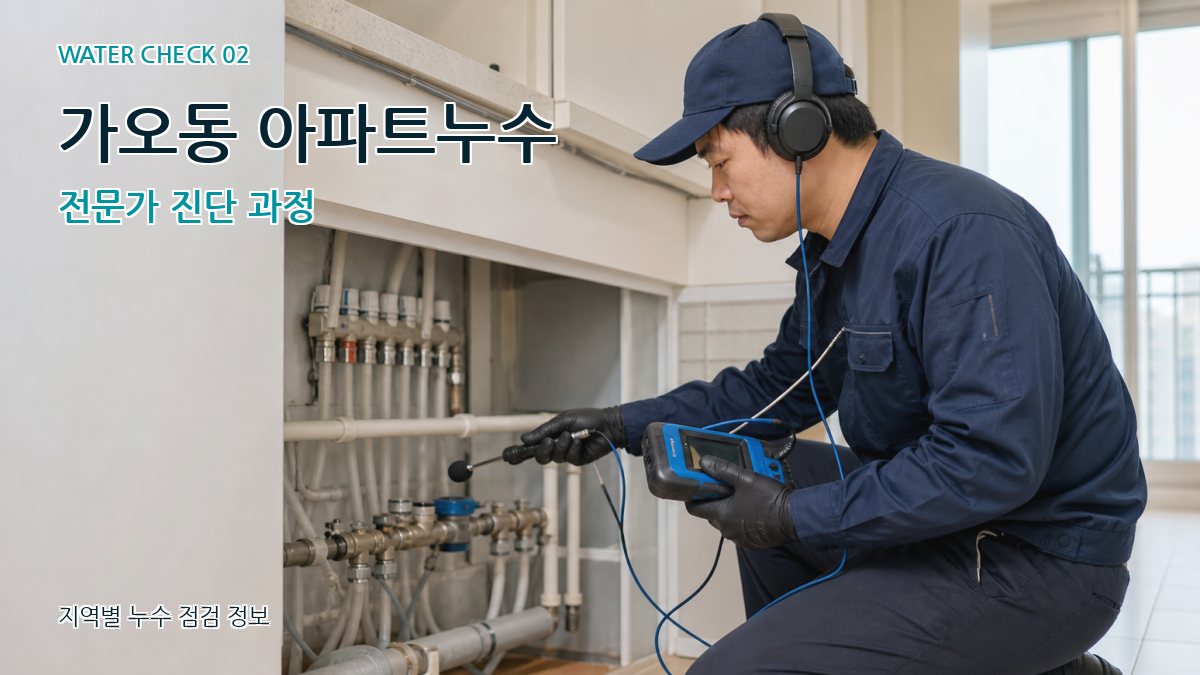 가오동 화장실누수 누수탐지 이미지