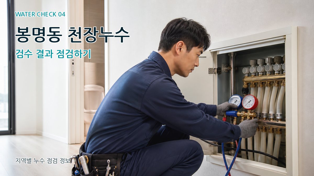 봉명동 누수탐지 누수탐지 이미지