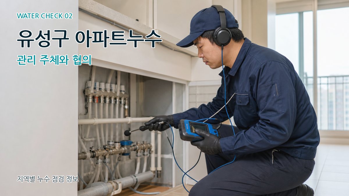 유성구 아파트누수 관리 주체와 협의