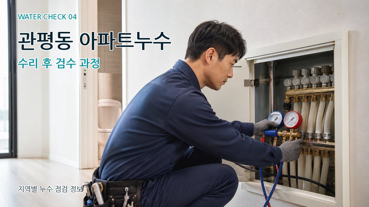 관평동 누수탐지 누수탐지 이미지