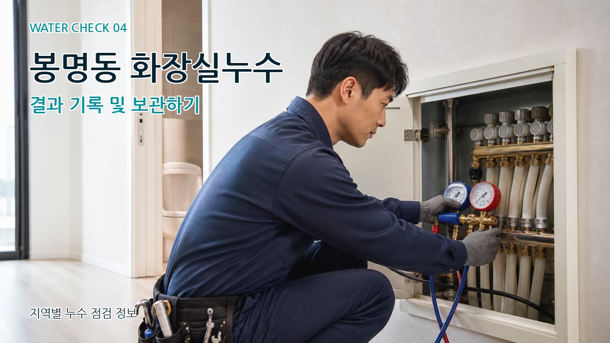 봉명동 누수탐지 누수탐지 이미지