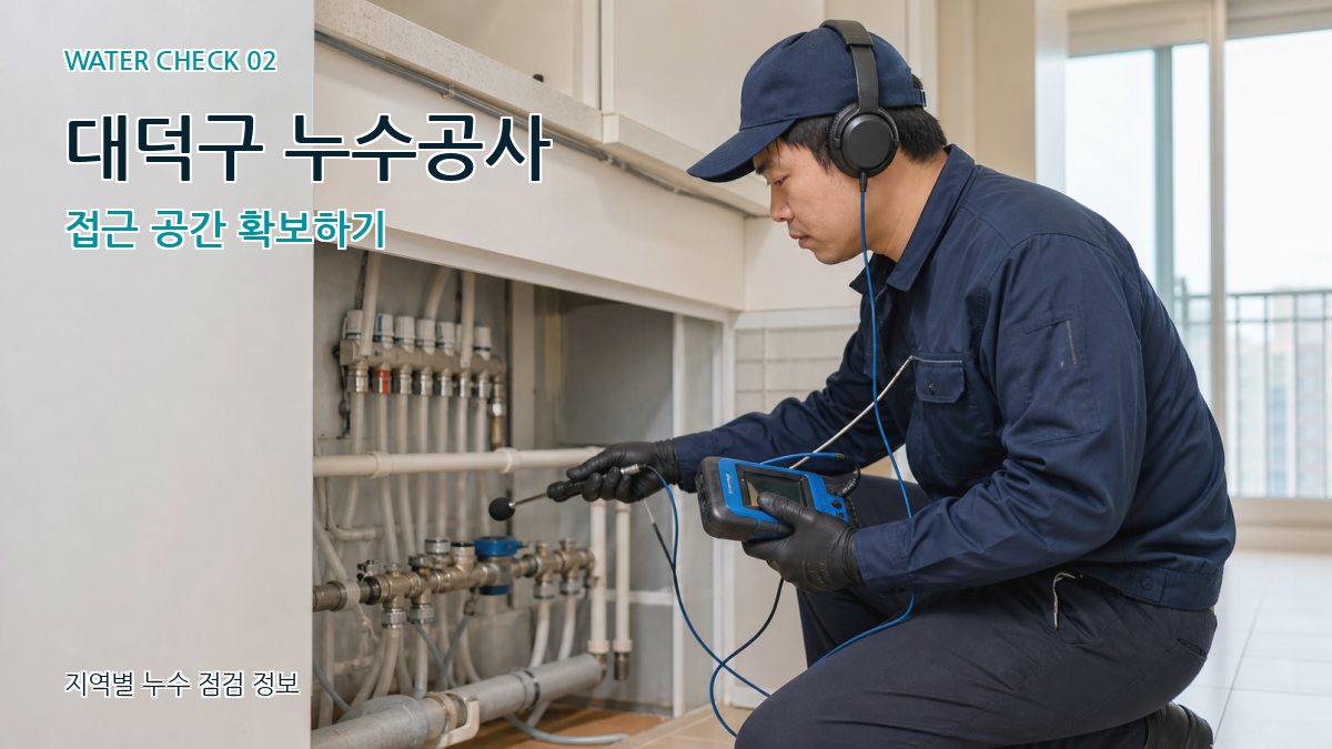 대덕구 화장실누수 누수탐지 이미지