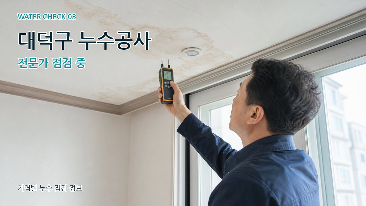 대덕구 천장누수 누수탐지 이미지