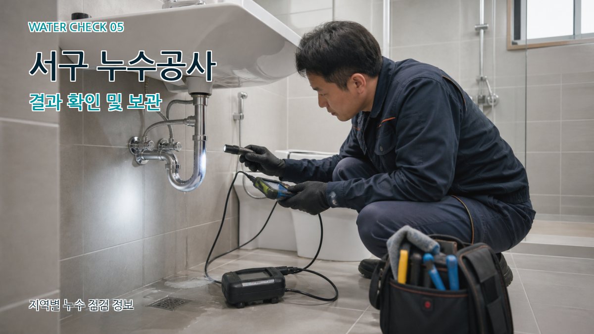 서구 누수공사 누수탐지 이미지