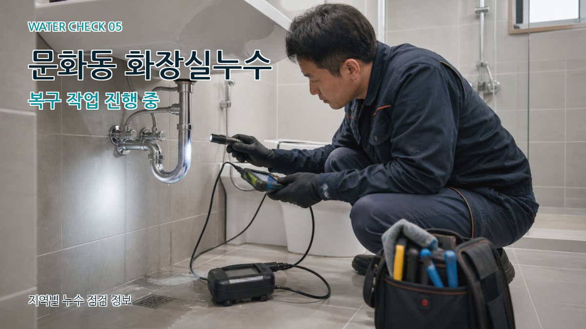 문화동 누수공사 누수탐지 이미지