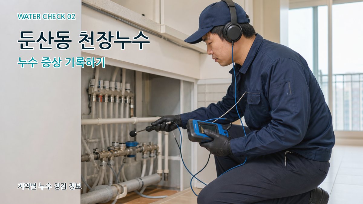 둔산동 화장실누수 누수탐지 이미지