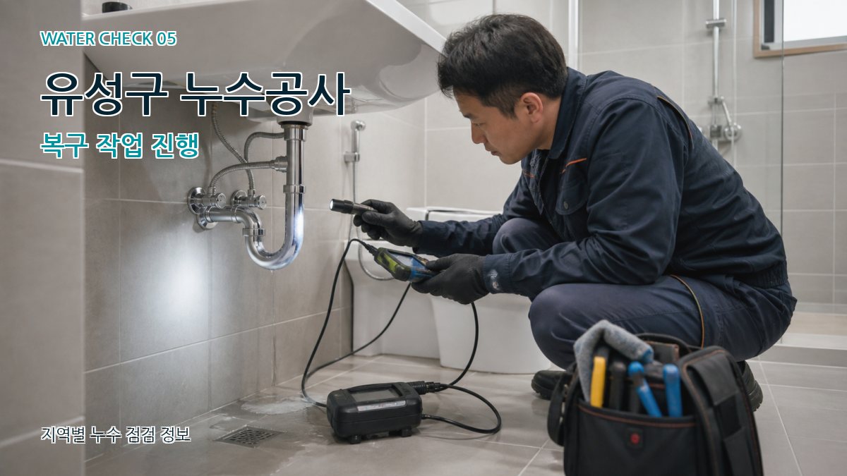 유성구 누수공사 누수탐지 이미지