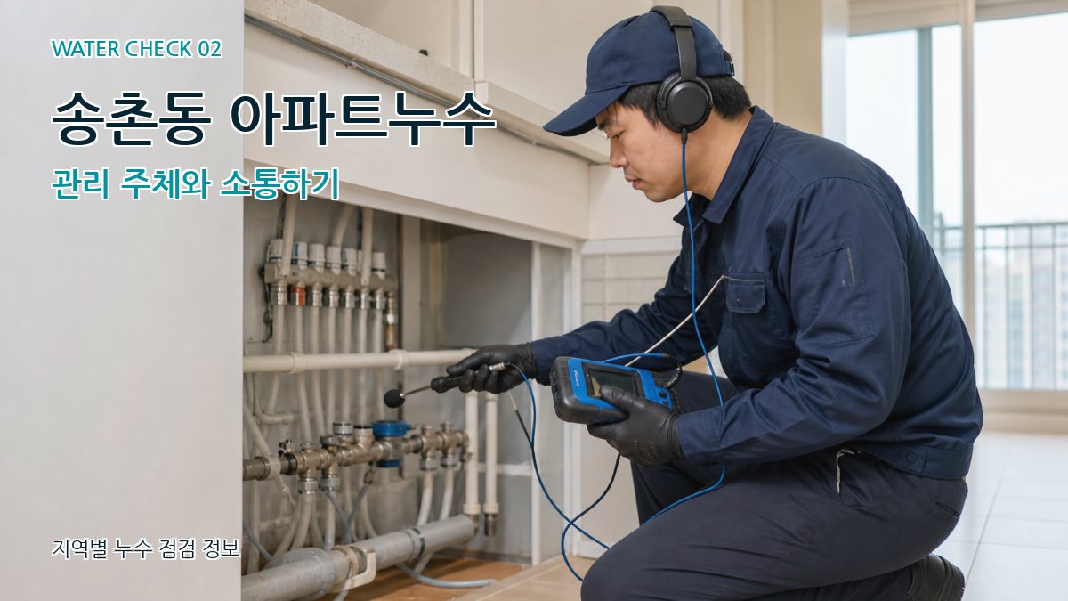 송촌동 화장실누수 누수탐지 이미지