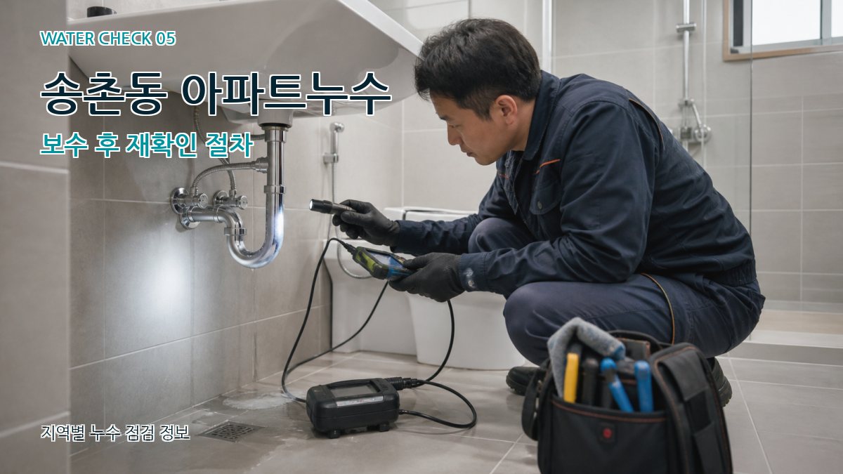 송촌동 누수공사 누수탐지 이미지