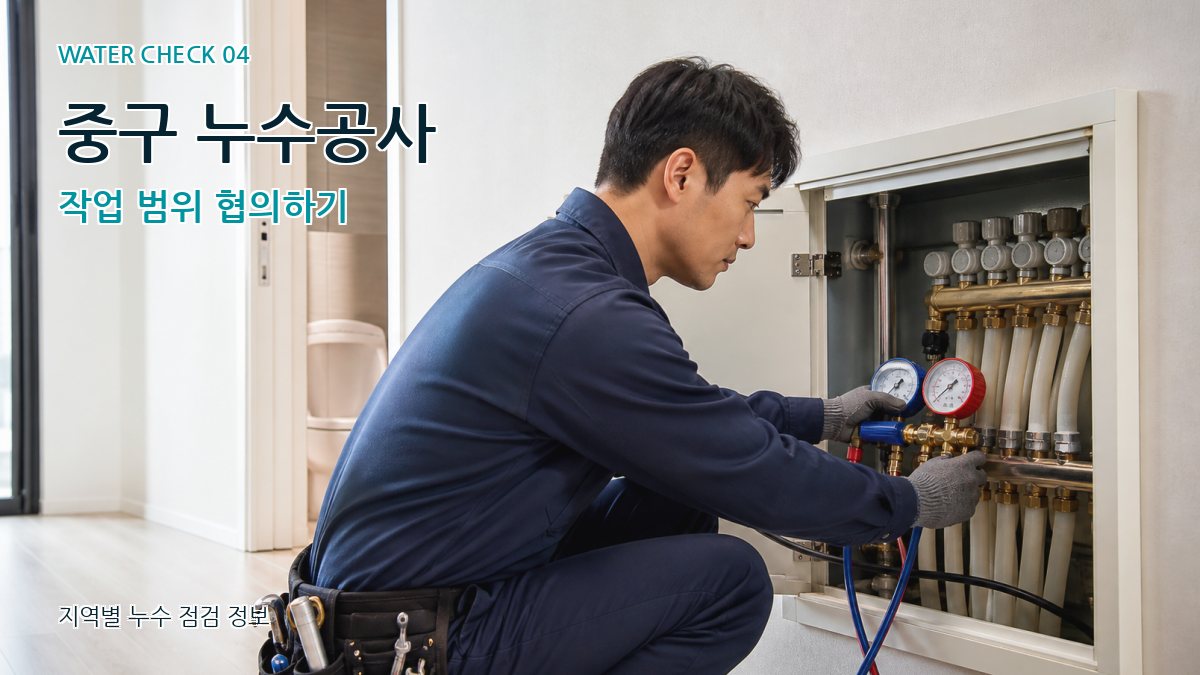 중구 누수탐지 누수탐지 이미지
