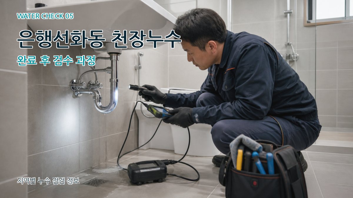 은행선화동 누수공사 누수탐지 이미지