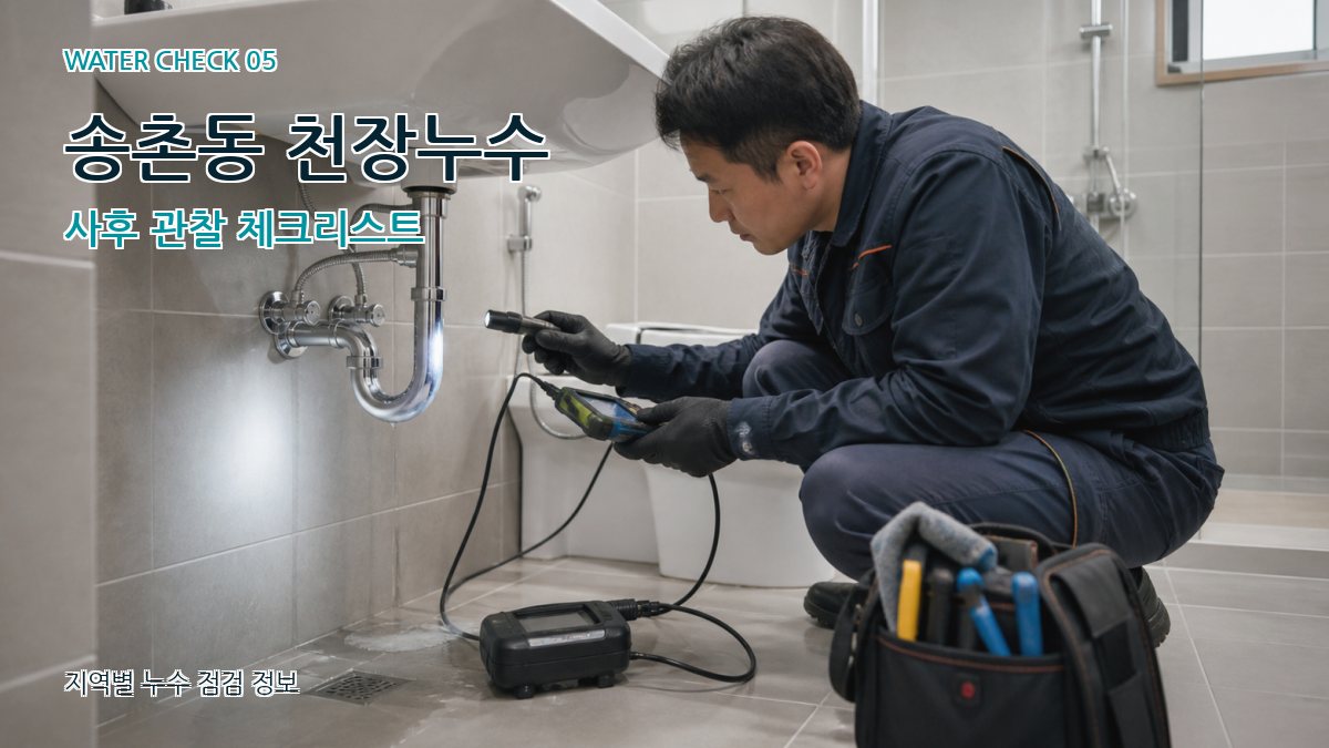 송촌동 누수공사 누수탐지 이미지