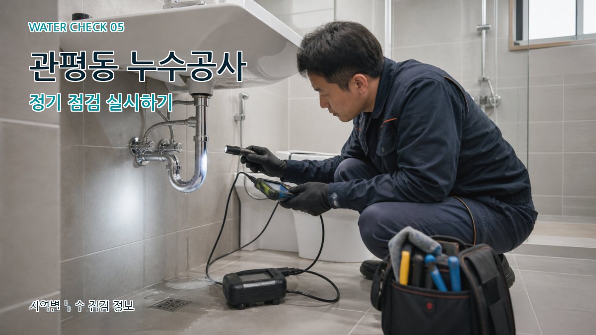 관평동 누수공사 누수탐지 이미지
