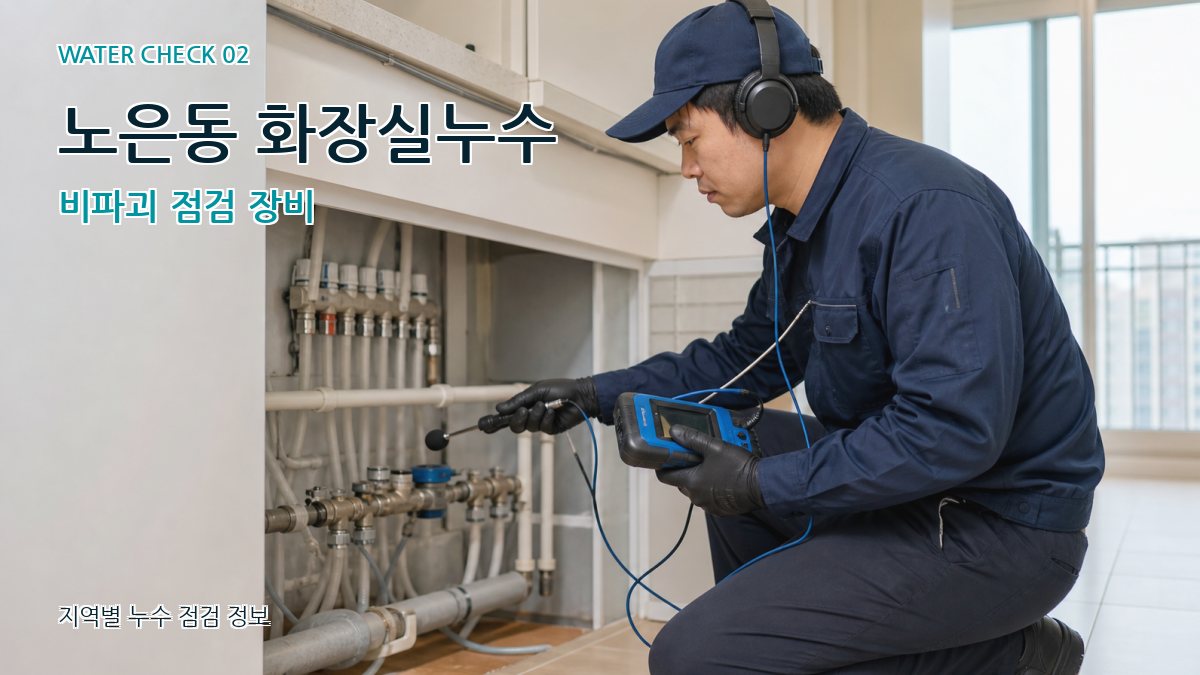 노은동 화장실누수 누수탐지 이미지