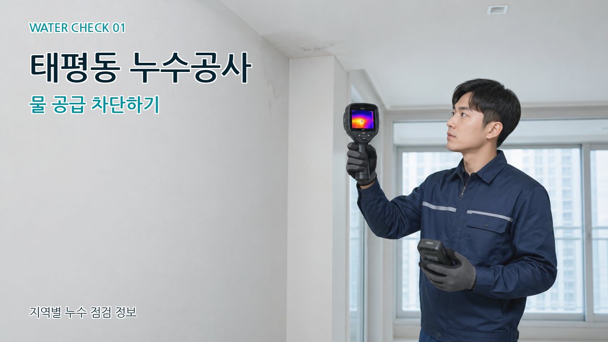 태평동 아파트누수 누수탐지 이미지
