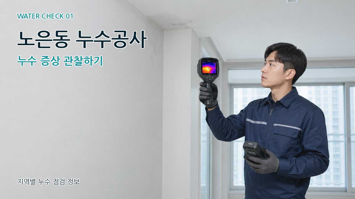 노은동 아파트누수 누수탐지 이미지