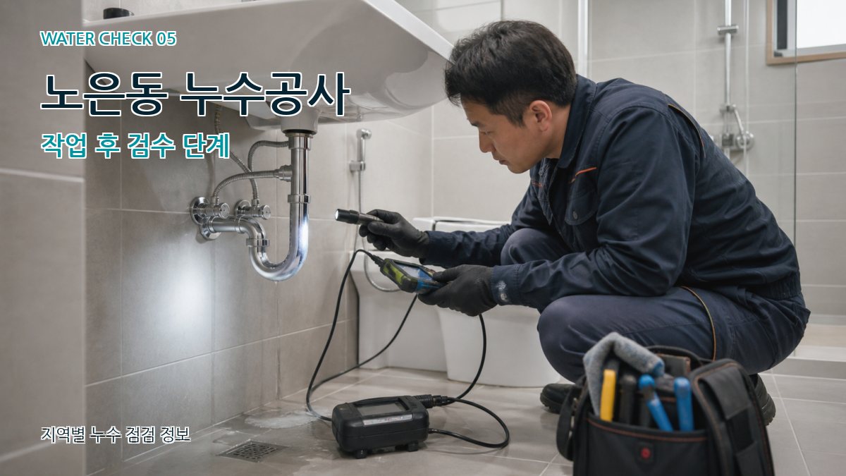 노은동 누수공사 누수탐지 이미지
