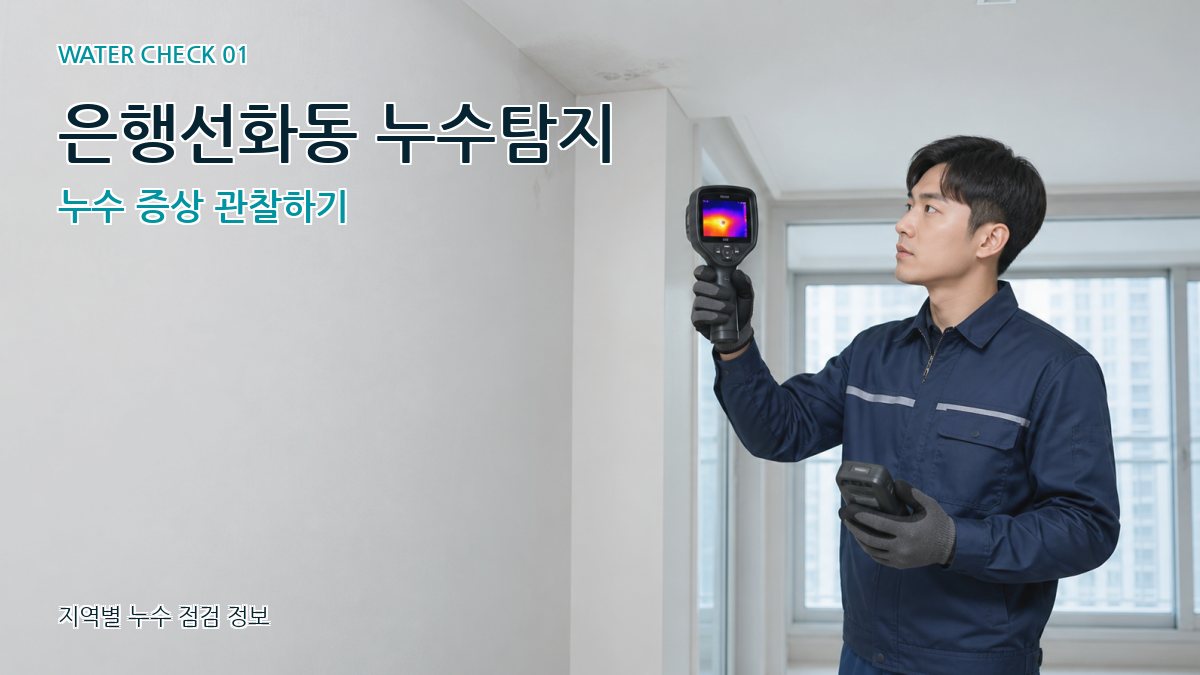 은행선화동 아파트누수 누수탐지 이미지