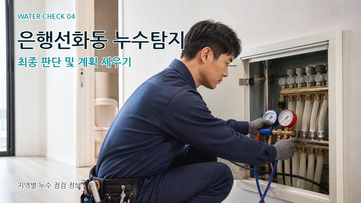은행선화동 누수탐지 누수탐지 이미지