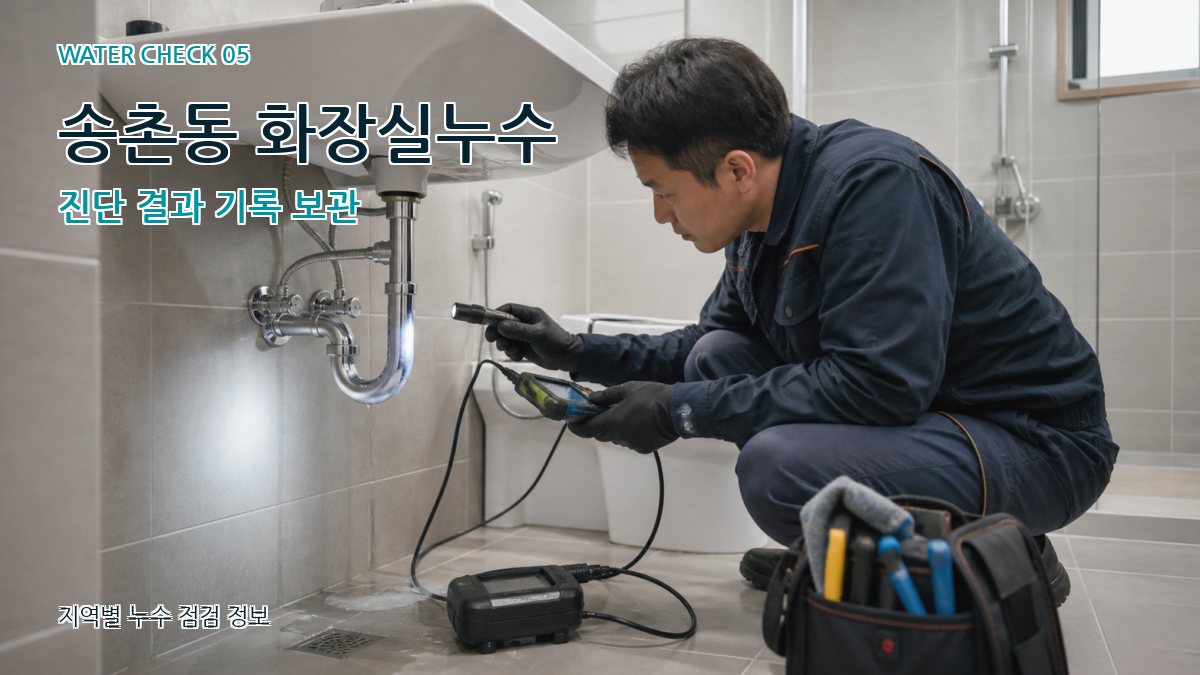송촌동 누수공사 누수탐지 이미지