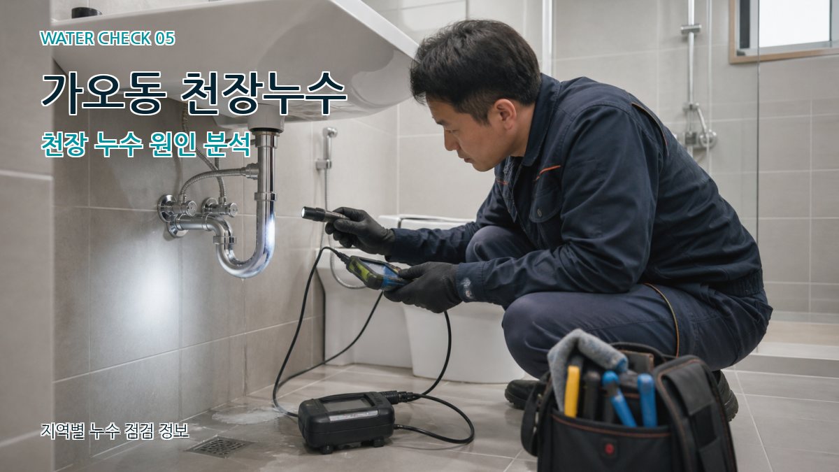 가오동 누수공사 누수탐지 이미지
