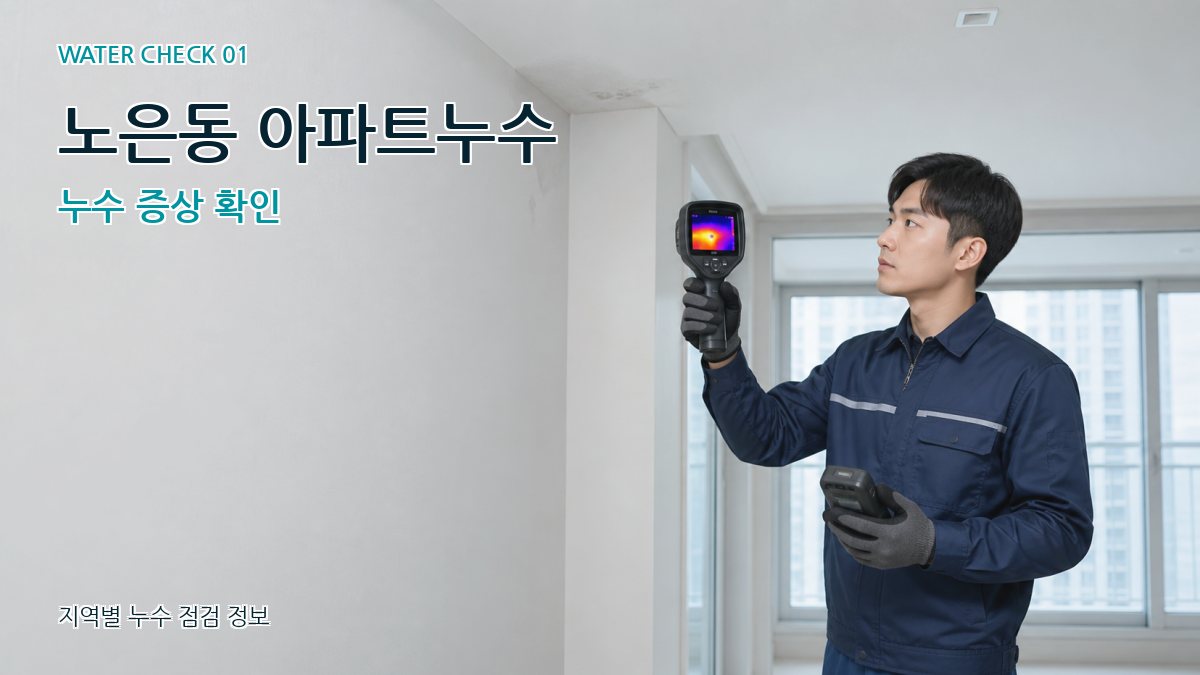 노은동 아파트누수 누수탐지 이미지