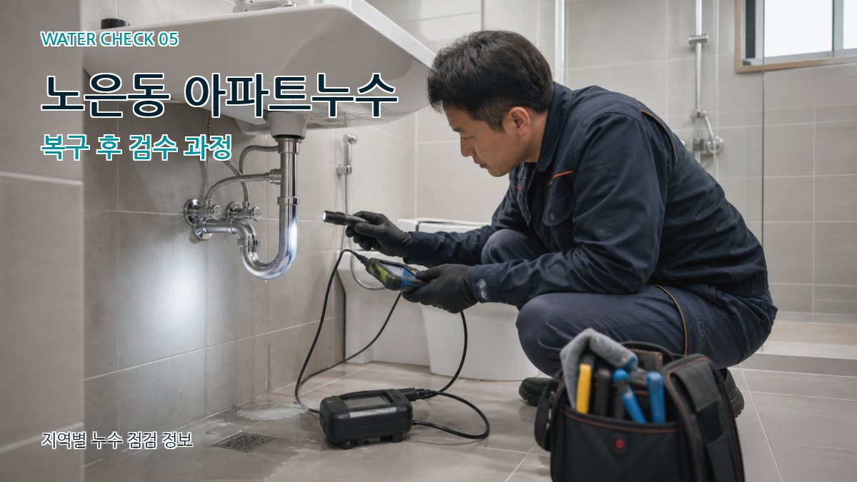 노은동 누수공사 누수탐지 이미지