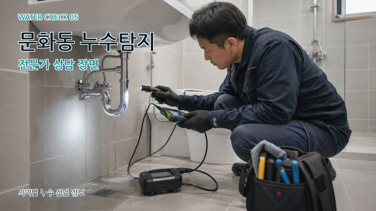 문화동 누수공사 누수탐지 이미지