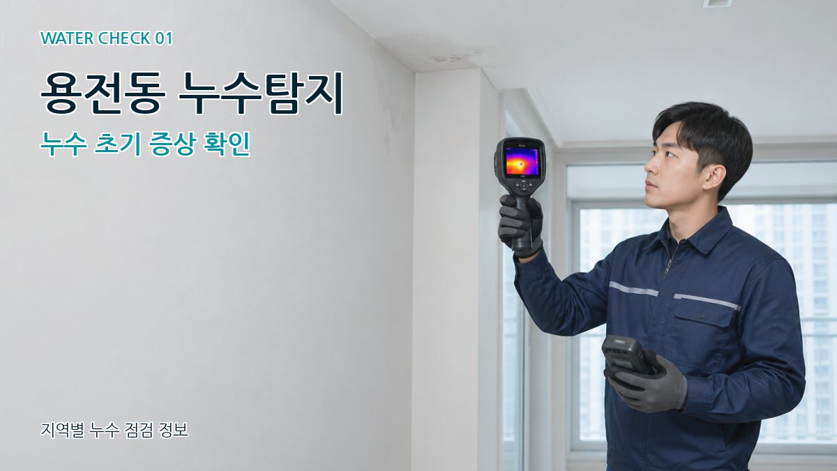용전동 아파트누수 누수탐지 이미지