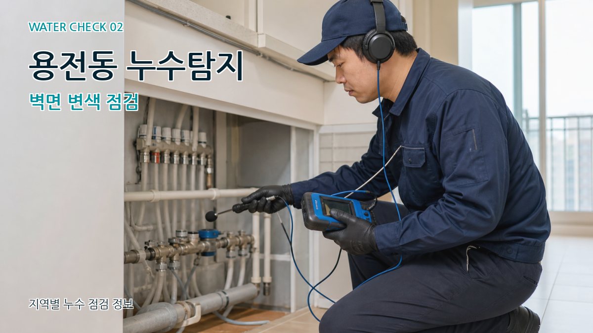 용전동 화장실누수 누수탐지 이미지