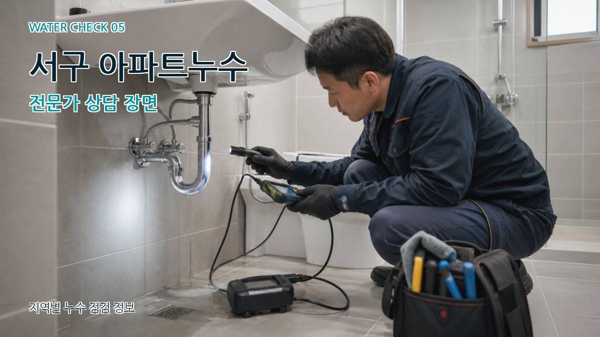 서구 누수공사 누수탐지 이미지