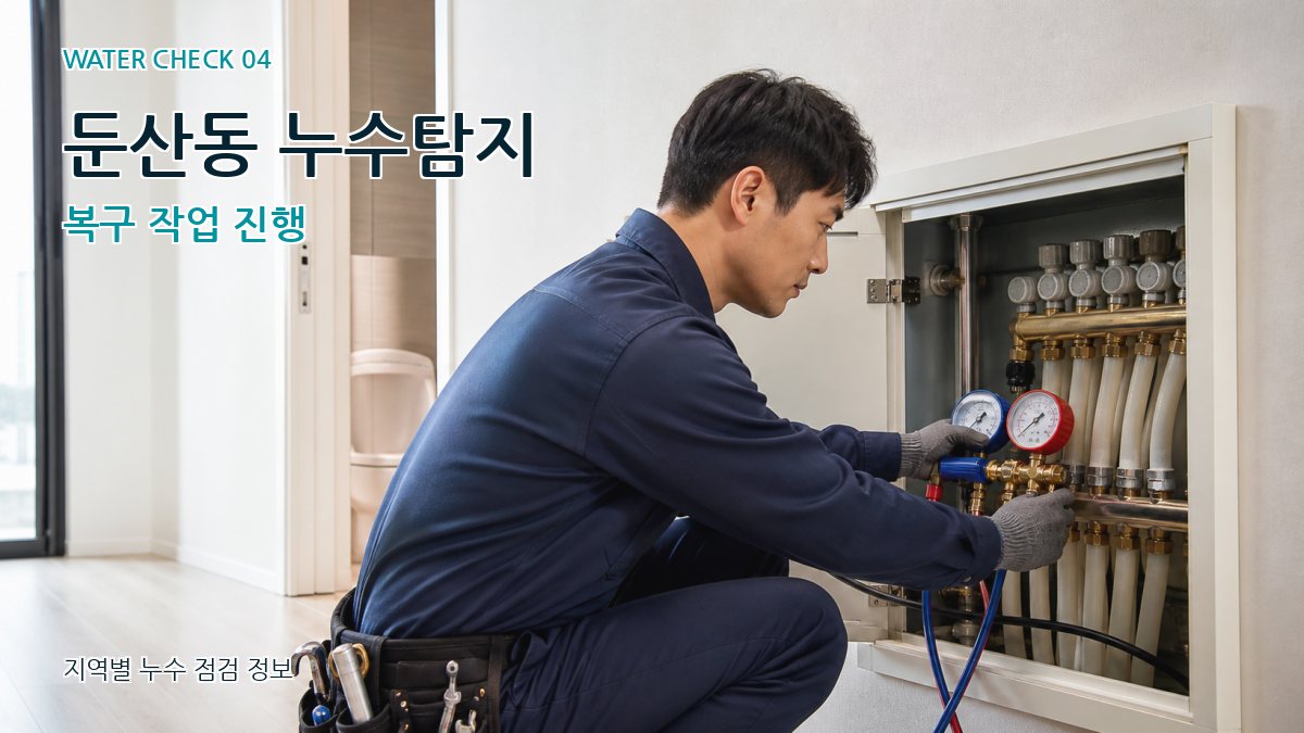 둔산동 누수탐지 누수탐지 이미지
