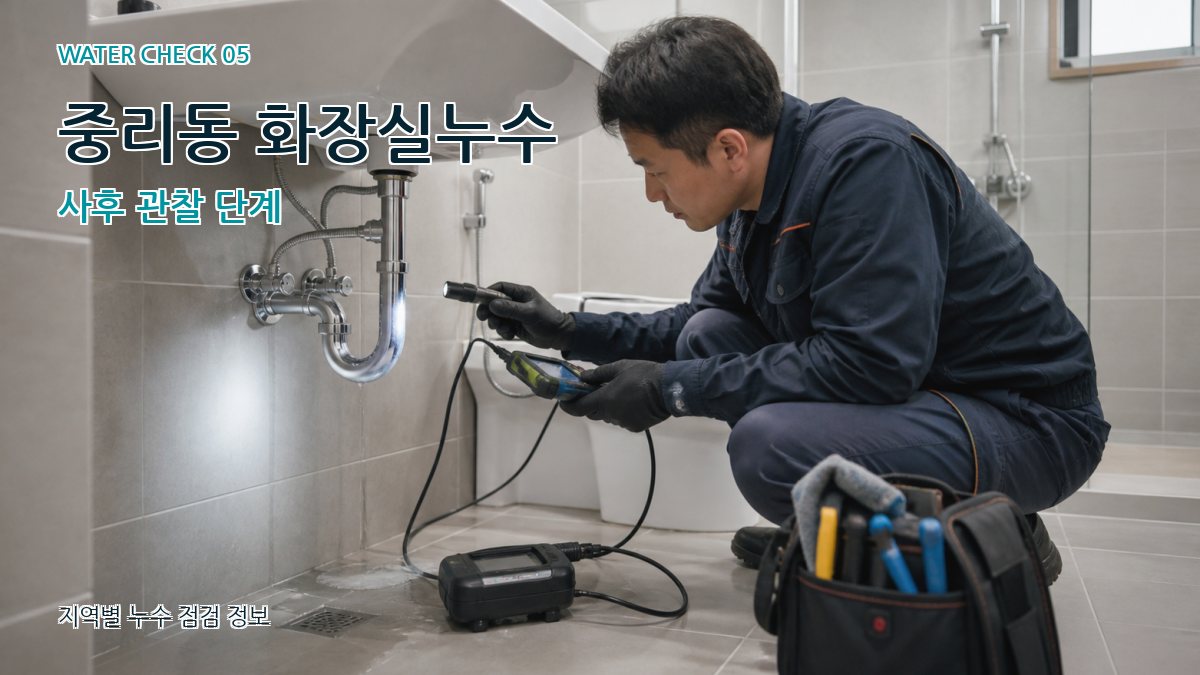 중리동 누수공사 누수탐지 이미지