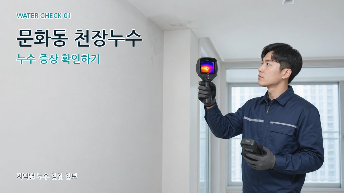 문화동 아파트누수 누수탐지 이미지