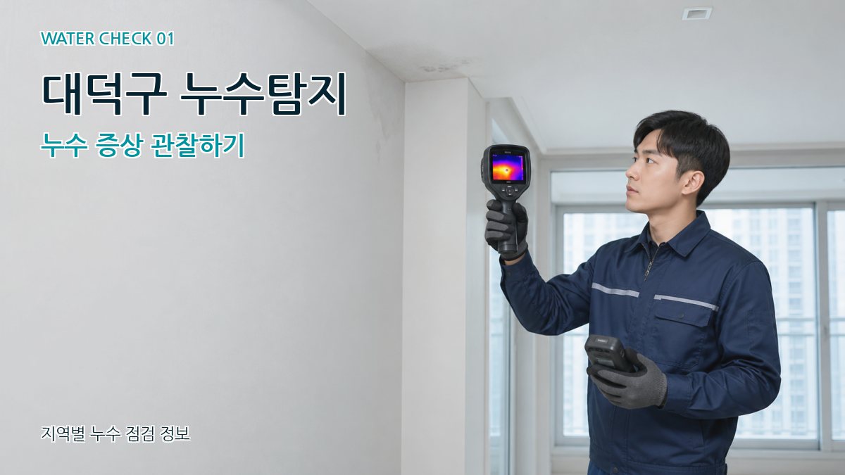 대덕구 아파트누수 누수탐지 이미지