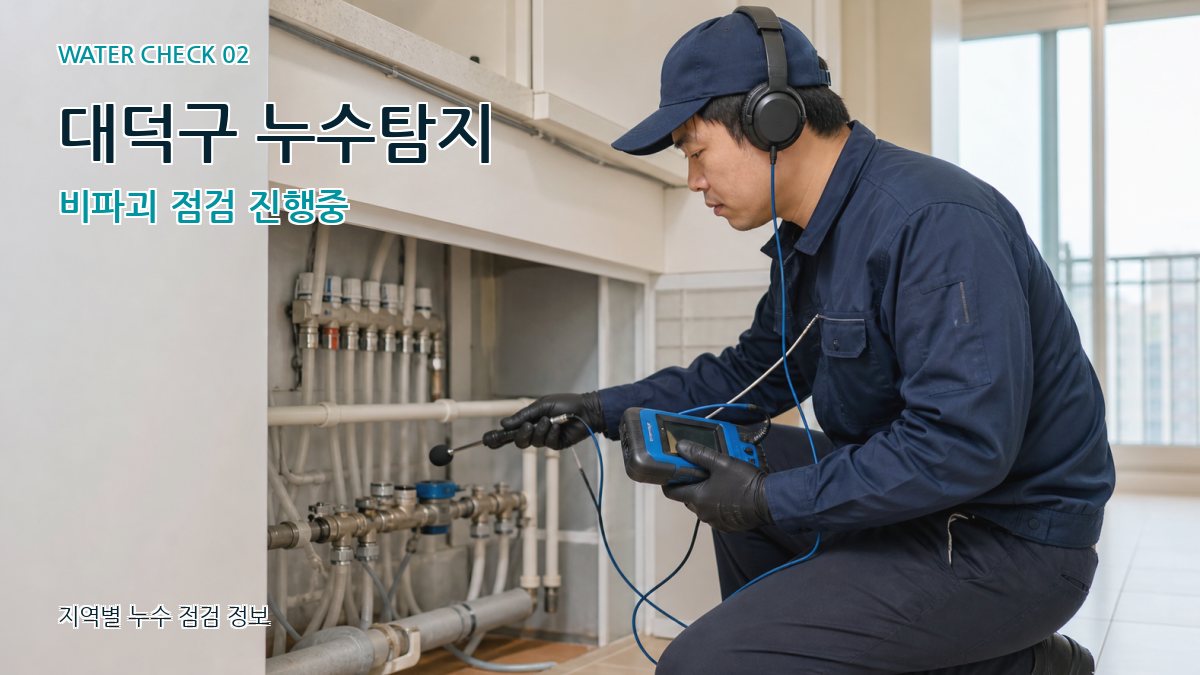 대덕구 화장실누수 누수탐지 이미지