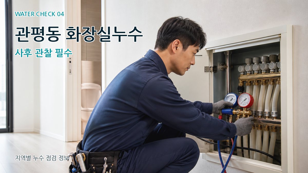 관평동 누수탐지 누수탐지 이미지