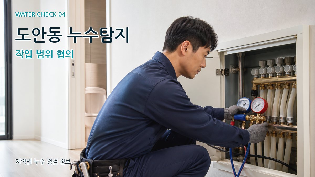 도안동 누수탐지 누수탐지 이미지