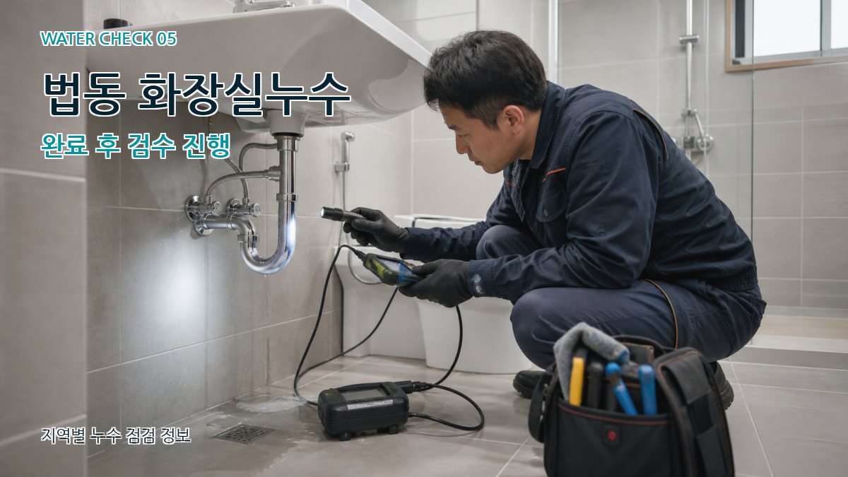 법동 누수공사 누수탐지 이미지